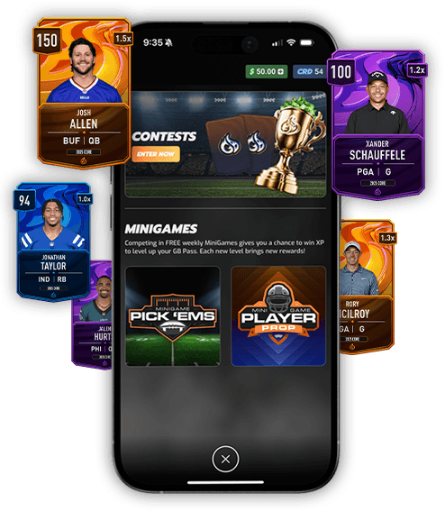 GameBlazers app on mobile
