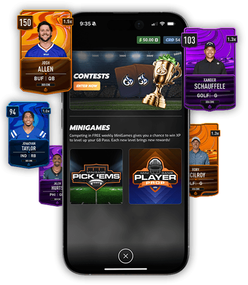 GameBlazers app on mobile
